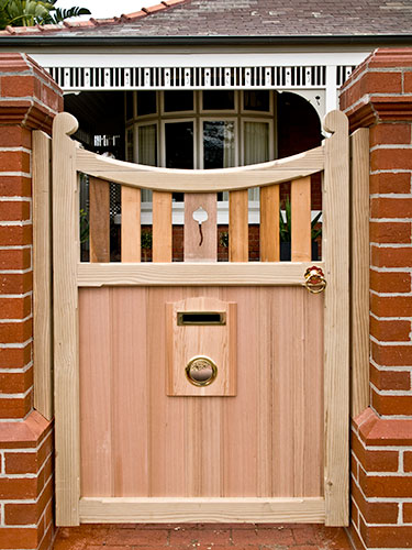 Feature wooden gate